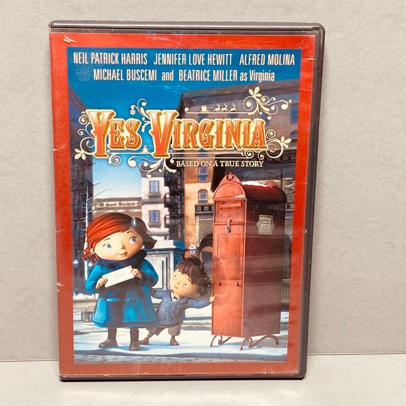 Yes Virginia, Animated (2009, DVD) Base on A True Story - Picture 1 of 3